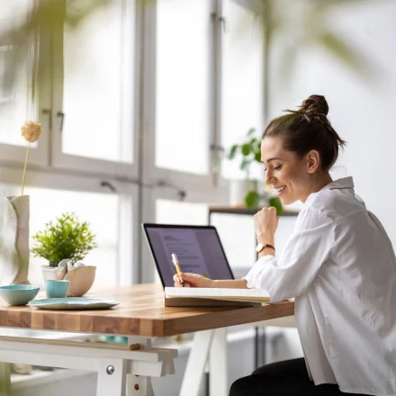 Engineer in data centre looking at lockable rack
